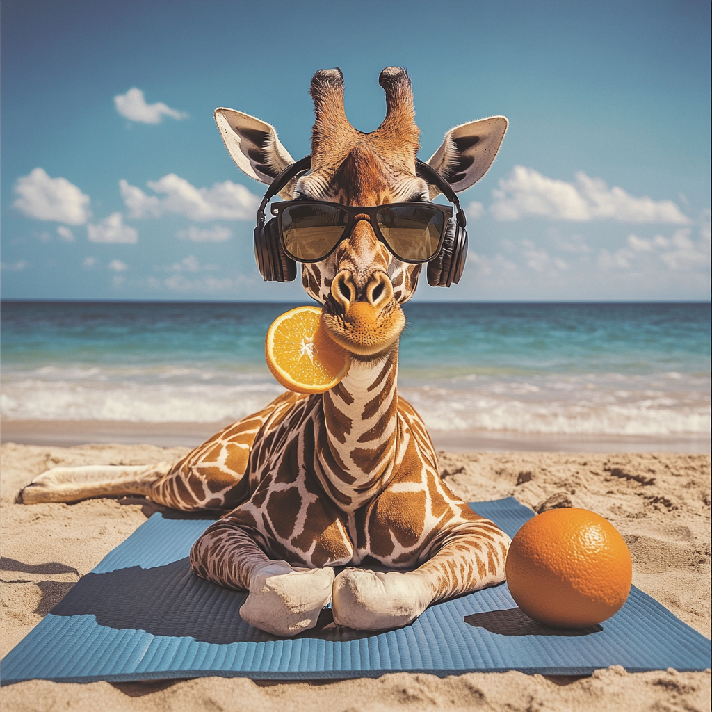 u2318352741_A_giraffe_lying_on_a_yoga_mat_in_a_yoga_class_eat_f1550c8a-21e9-41a3-9dd5-c75bcfd89ddb_1